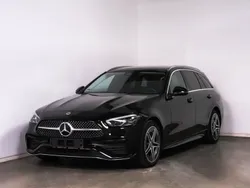 Obsidianschwarz Gebraucht 2024 Mercedes C300e AMG Limousine | 47.790 € (Superpreis)