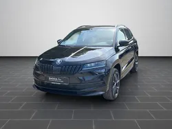 Schwarz Gebraucht 2021 Skoda Karoq SportLine SUV | 27.900 € (Fairer Preis)