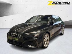 Mythosschwarz metallic Gebraucht 2022 Audi A3 Sportback S-Line Limousine | 26.490 € (Guter Preis)