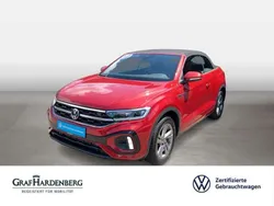 Rot Gebraucht 2024 VW T-Roc Cabriolet R-line Cabrio | 33.444 € (Guter Preis)