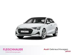 Gletscherweiß metallic Gebraucht 2025 Audi A3 Sportback Advanced Plus Limousine | 33.980 € (Guter Preis)