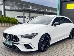 Weiß metallic Gebraucht 2020 Mercedes CLA45 AMG Shooting Brake AMG Kombi | 41.850 € (Fairer Preis)