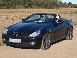 Schwarz Gebraucht 2009 Mercedes SLK350 2LOOK Edition Cabrio | 19.900 € (Teuer)