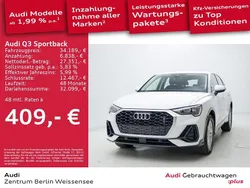Gletscherweiß metallic Gebraucht 2022 Audi Q3 Sportback Ambiente SUV | 34.189 € (Fairer Preis)