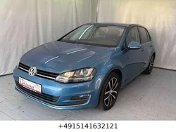 Pacific blue Gebraucht 2015 VW Golf VII Highline Limousine | 10.999 € (Guter Preis)