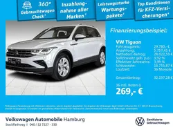0q pure white Gebraucht 2023 VW Tiguan Elegance SUV | 29.780 € (Guter Preis)