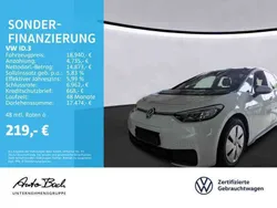 Weiß (gletscherweiß metallic schwarz) Gebraucht 2021 VW ID.3 Pro Performance Kleinwagen | 18.940 € (Guter Preis)