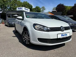 Oryxweiß perlmutteffekt Gebraucht 2013 VW Golf Cabriolet Cabrio | 9.450 € (Fairer Preis)