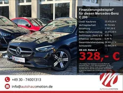 Schwarz Gebraucht 2022 Mercedes C200 Avantgarde Kombi | 25.970 € (Superpreis)