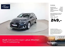 Grau Gebraucht 2024 Audi A3 Sportback Advanced Limousine | 39.980 € (Fairer Preis)