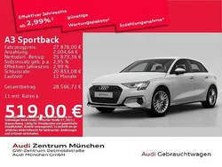 Ibisweiß Gebraucht 2023 Audi A3 Sportback e-tron Advanced Plus Limousine | 27.878 € (Fairer Preis)