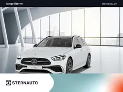 Weiß Gebraucht 2022 Mercedes C300e AMG Kombi | 31.892 € (Guter Preis)