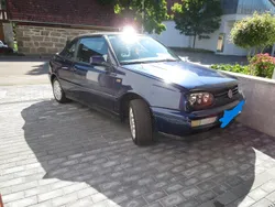 Blau Gebraucht 1997 VW Golf Cabriolet Cabrio | 2.999 € (Teuer)