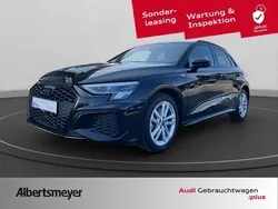 Mythosschwarz metallic Gebraucht 2024 Audi A3 Sportback e-tron S-Line Limousine | 41.980 €