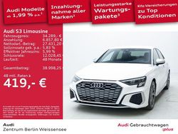 Weiß Gebraucht 2023 Audi S3 Sport Limousine | 34.289 € (Superpreis)