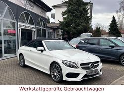 Weiß Gebraucht 2018 Mercedes C200 AMG line Cabrio | 29.500 € (Fairer Preis)