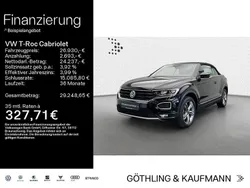 Deep black perleffekt Gebraucht 2021 VW T-Roc Cabriolet Style Cabrio | 26.930 € (Fairer Preis)
