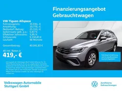 Pyritsilber metallic Gebraucht 2024 VW Tiguan Allspace Life SUV | 35.930 € (Superpreis)