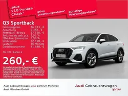 Gletscherweiß metallic Gebraucht 2024 Audi Q3 Sportback S-Line SUV | 48.639 € (Etwas zu teuer)