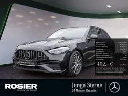 Schwarz / obsidianschwarz Gebraucht 2024 Mercedes C43 AMG Premium Kombi | 58.346 € (Fairer Preis)