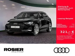 Schwarz / mythosschwarz Gebraucht 2025 Audi A3 Sportback Advanced Plus Limousine | 34.980 € (Fairer Preis)
