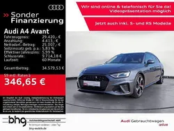 Grau Gebraucht 2022 Audi A4 S-Line Kombi | 29.420 € (Superpreis)