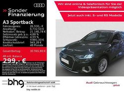 Grau Gebraucht 2024 Audi A3 Sportback Advanced Kleinwagen | 26.930 € (Guter Preis)
