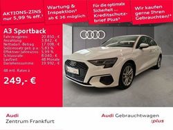 Ibisweiß Gebraucht 2022 Audi A3 Sportback e-tron Kleinwagen | 21.850 € (Fairer Preis)