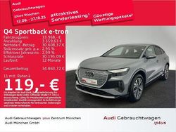 Kieselgrau Gebraucht 2023 Audi Q4 Sportback e-tron S-Line SUV | 32.888 € (Superpreis)