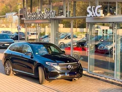 Schwarz Gebraucht 2022 Mercedes EQC400 AMG line SUV | 42.600 € (Fairer Preis)