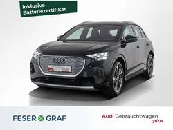 Mythosschwarz metallic Gebraucht 2024 Audi Q4 e-tron Ambiente SUV | 43.979 € (Etwas zu teuer)