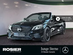 Schwarz Gebraucht 2023 Mercedes C300 AMG Cabrio | 52.350 € (Teuer)