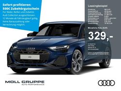 Blau Neu 2025 Audi A3 S-Line Limousine | 39.490 € (Fairer Preis)