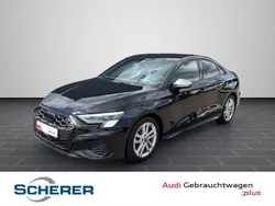 Mythosschwarz metallic (metallic) Gebraucht 2024 Audi S3 Business Limousine | 43.430 € (Fairer Preis)