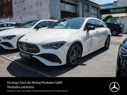 Polarweiß Gebraucht 2024 Mercedes CLA200 Shooting Brake AMG line Kombi | 37.790 € (Teuer)