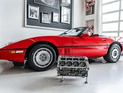 81 bright red Gebraucht 1986 Corvette C4 Cabrio | 21.900 €