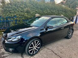 Schwarz Gebraucht 2012 VW Golf Cabriolet Cabrio | 13.500 €