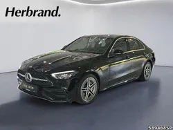 Unilack schwarz Gebraucht 2024 Mercedes C220 AMG Limousine | 40.790 € (Fairer Preis)