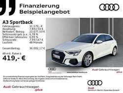 Gletscherweiß metallic Gebraucht 2024 Audi A3 S-Line Limousine | 31.570 € (Fairer Preis)