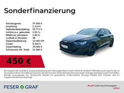 Mythosschwarz metallic Gebraucht 2024 Audi A3 S-Line Limousine | 37.990 € (Teuer)
