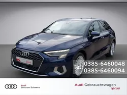 Blue metallic Gebraucht 2022 Audi A3 Sportback Advanced Limousine | 25.490 € (Fairer Preis)