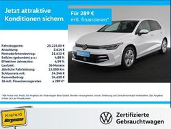 Pure white Gebraucht 2024 VW Golf Life Limousine | 25.225 € (Fairer Preis)