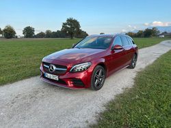 Rot Gebraucht 2018 Mercedes C220 Kombi | 20.999 € (Fairer Preis)