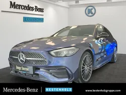Blau Gebraucht 2024 Mercedes C200 AMG Kombi | 43.990 € (Teuer)