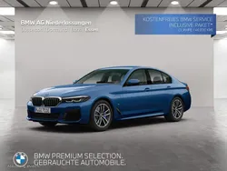 Blau Gebraucht 2021 BMW 530e M Sport Limousine | 37.490 € (Etwas zu teuer)