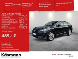 Mythosschwarz metallic (metallic) Gebraucht 2022 Audi Q3 Sportback SUV | 34.460 € (Guter Preis)