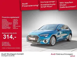 Atollblau metallic Gebraucht 2022 Audi A3 Sportback e-tron Advanced Limousine | 24.920 € (Fairer Preis)