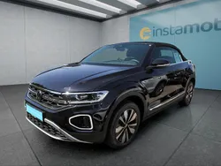 Schwarz Gebraucht 2024 VW T-Roc Cabriolet Cabrio | 30.599 € (Superpreis)