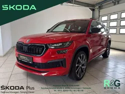 Rot Gebraucht 2022 Skoda Kodiaq SportLine SUV | 35.899 € (Etwas zu teuer)