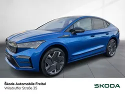 Raceblau metallic Gebraucht 2025 Skoda Enyaq iV RS SUV | 55.890 € (Fairer Preis)